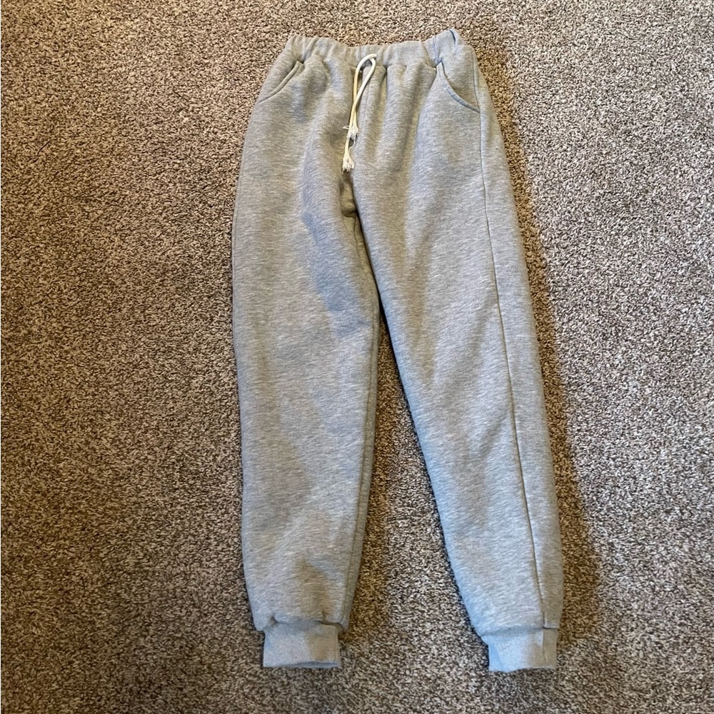 FLEECE Lined Sweatpants w/pockets Sz. S